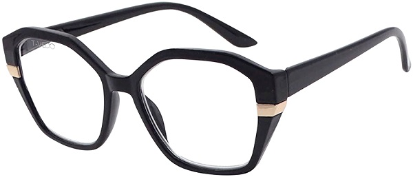 OCCHIALE PREMONTATO DA LETTURA T-VEDO LUXURY NERO +2